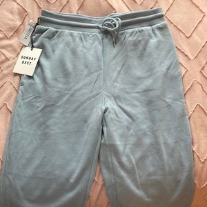 Jogger Sweatpants Blue Sunday Best Medium Aritzia NEW
